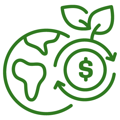 finance sustainability icon
